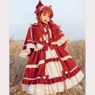 In Fairy Tales Sweet Lolita Style Cloak (KJ30)